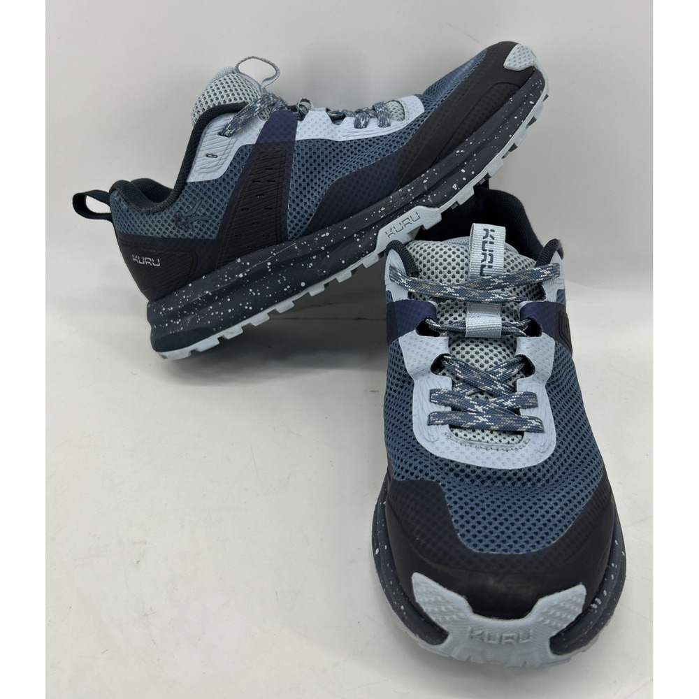 Kuru Atom Trail Athletic Sneakers Blue And Gray Women's Size 7 Medium